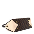 Damier Ebene Cuir Taurillon Brittany Creme