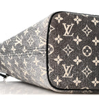 Denim Monogram Jacquard Neverfull MM Grey