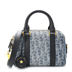 Denim Oblique Groove 20 Bag Blue