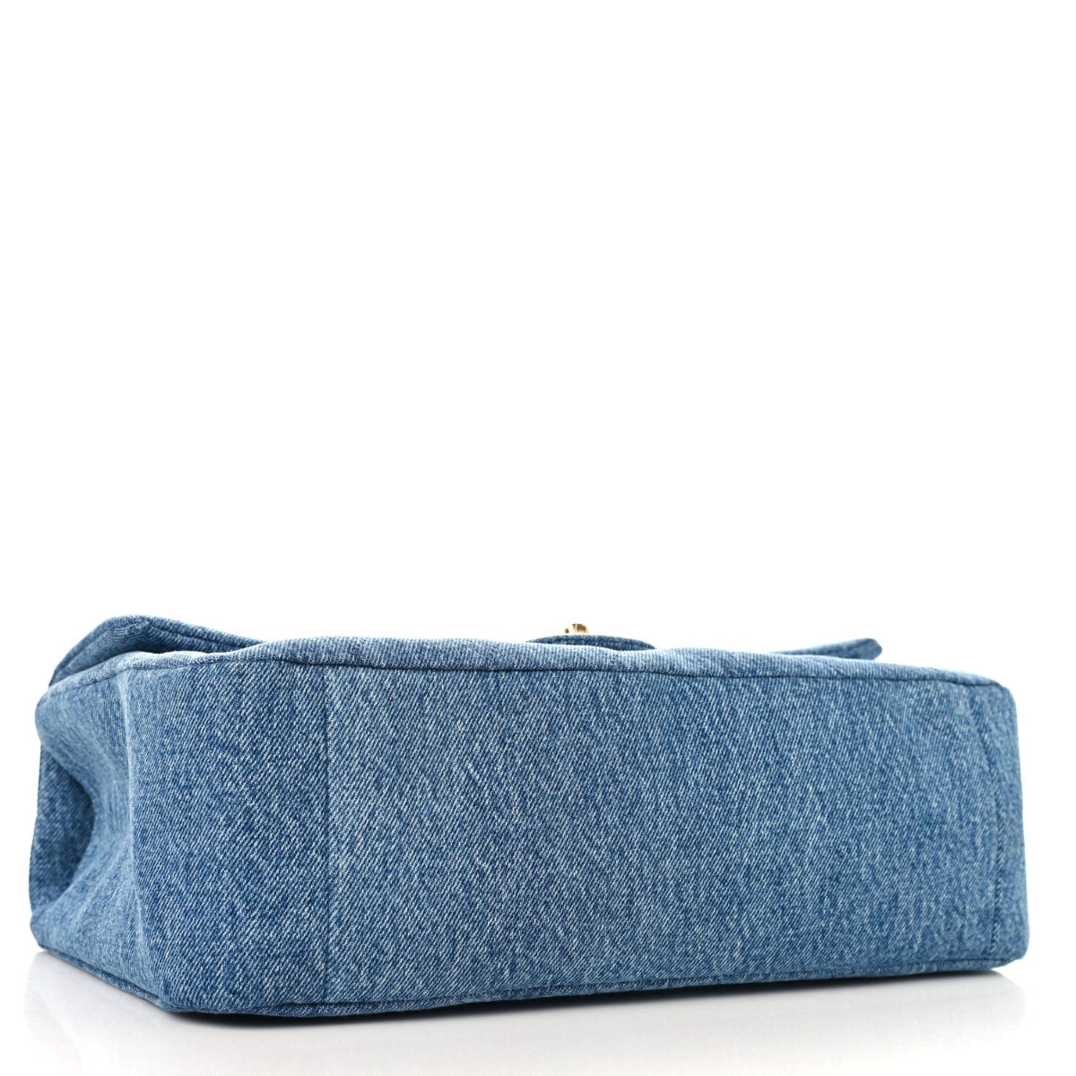 Denim Small Souplissimo Maxi Flap Blue