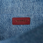 Denim Small Souplissimo Maxi Flap Blue