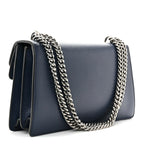 Dollar Calfskin Crystal Small Dionysus Shoulder Bag Blue Agata Montana Sapphire