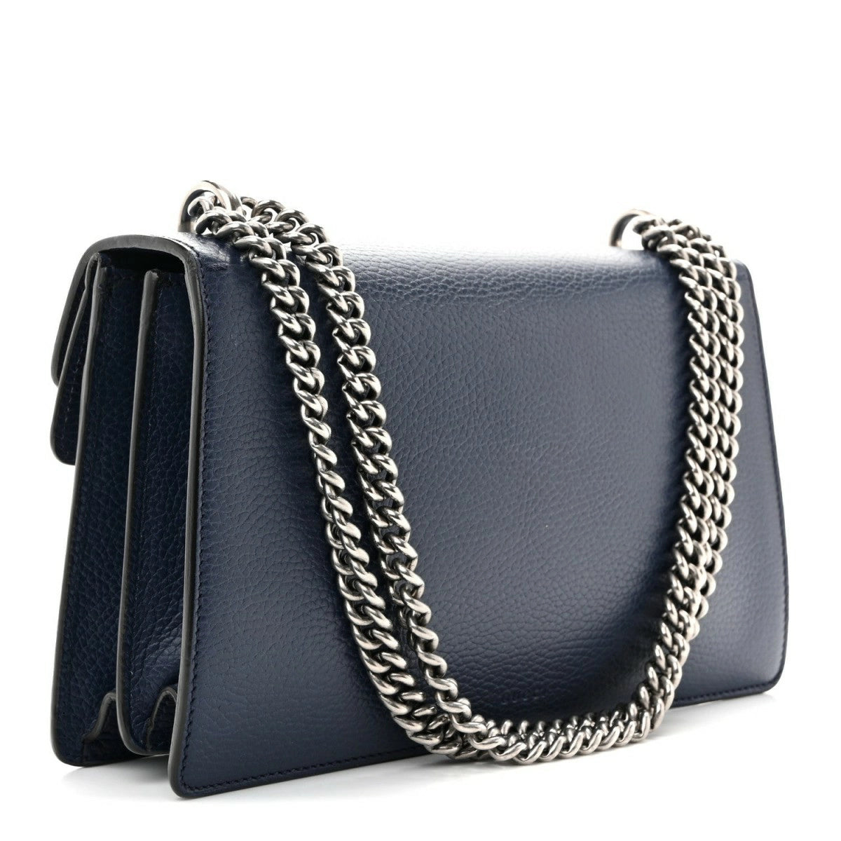 Dollar Calfskin Crystal Small Dionysus Shoulder Bag Blue Agata Montana Sapphire