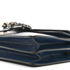Dollar Calfskin Crystal Small Dionysus Shoulder Bag Blue Agata Montana Sapphire
