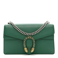 Dollar Calfskin Crystal Small Dionysus Shoulder Bag Emerald