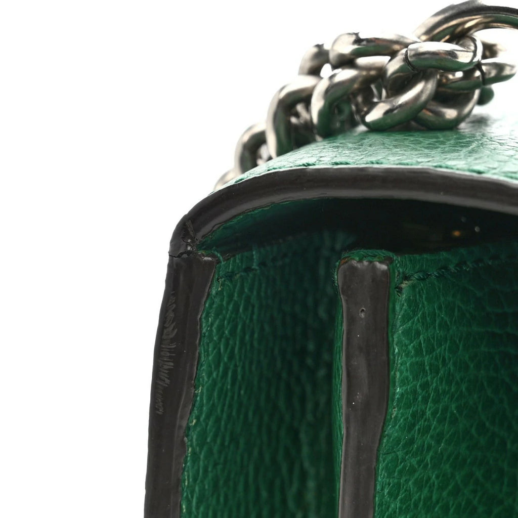 Dollar Calfskin Crystal Small Dionysus Shoulder Bag Emerald