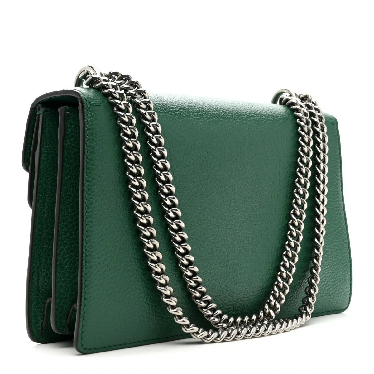 Dollar Calfskin Crystal Small Dionysus Shoulder Bag Emerald