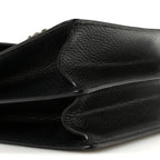 Dollar Calfskin Crystal Web Medium Dionysus Bamboo Top Handle Bag Black Black Diamond