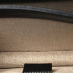 Dollar Calfskin Small Interlocking G Shoulder Bag Black