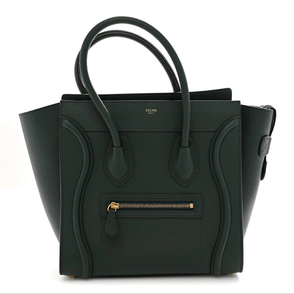 Drummed Calfskin Micro Luggage Amazone