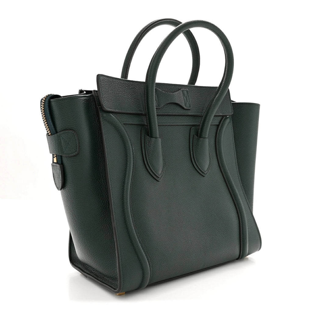 Drummed Calfskin Micro Luggage Amazone