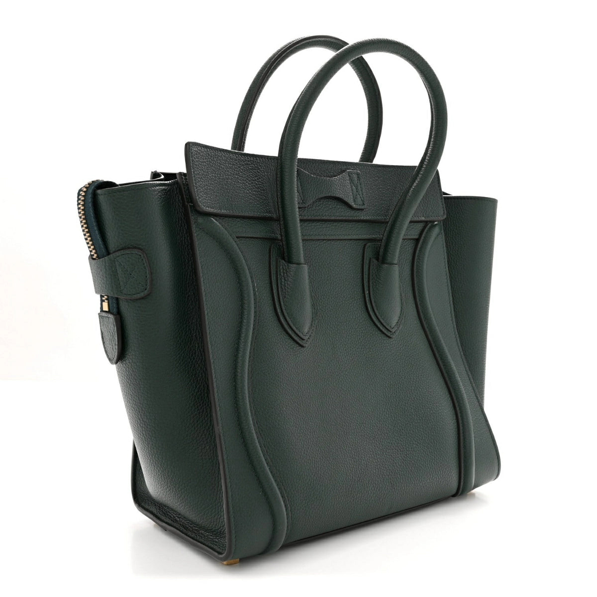 Drummed Calfskin Micro Luggage Amazone