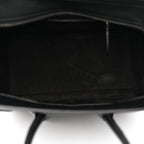 Drummed Calfskin Micro Luggage Black