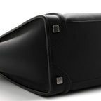 Drummed Calfskin Micro Luggage Black