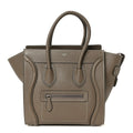 Drummed Calfskin Micro Luggage Souris