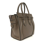 Drummed Calfskin Micro Luggage Souris