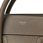 Drummed Calfskin Micro Luggage Souris