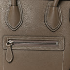 Drummed Calfskin Micro Luggage Souris