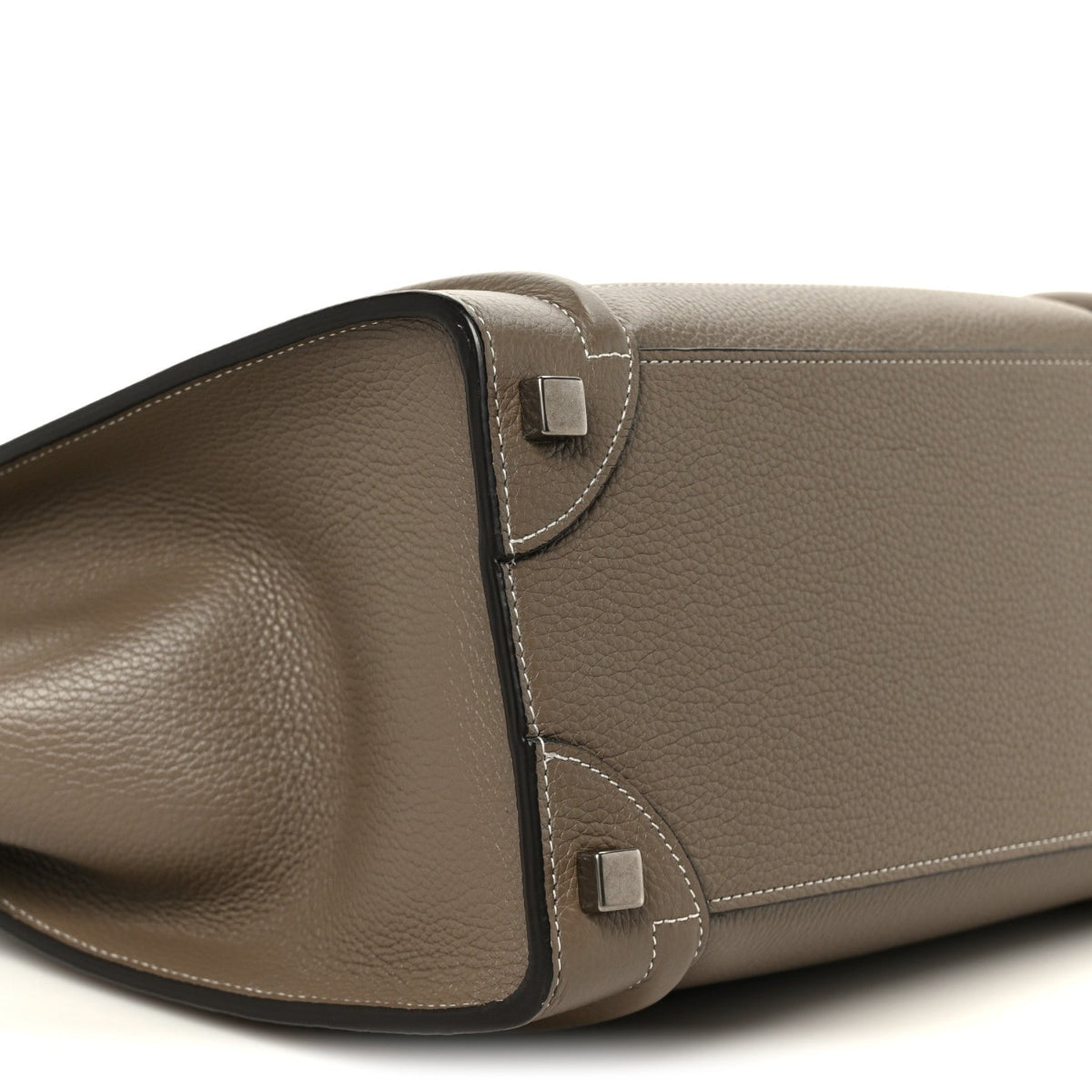 Drummed Calfskin Micro Luggage Souris