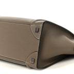 Drummed Calfskin Micro Luggage Souris