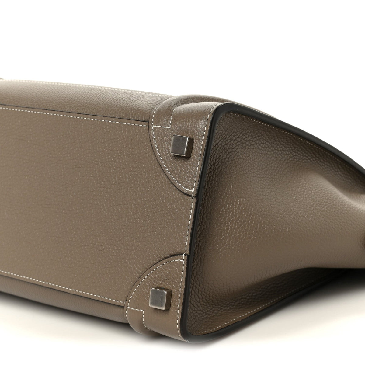 Drummed Calfskin Micro Luggage Souris