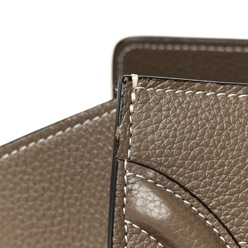 Drummed Calfskin Micro Luggage Souris