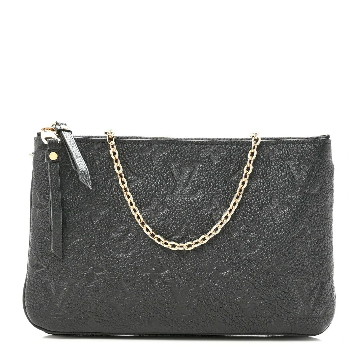 Empreinte Double Zip Pochette Black