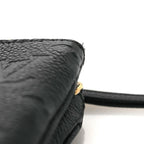 Empreinte Double Zip Pochette Black