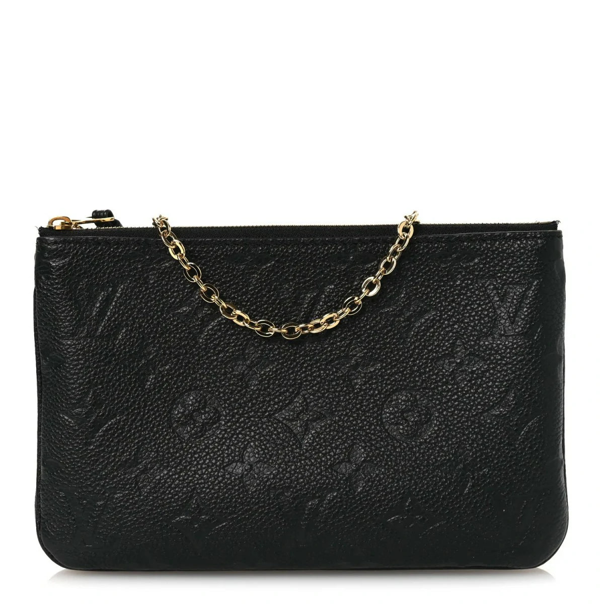 Empreinte Double Zip Pochette Black