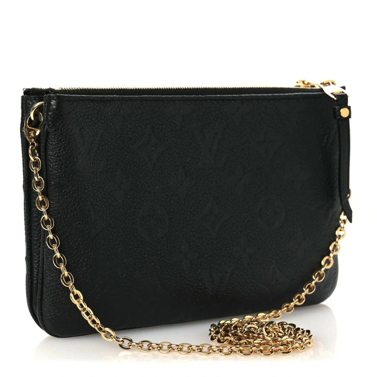 Empreinte Double Zip Pochette Black