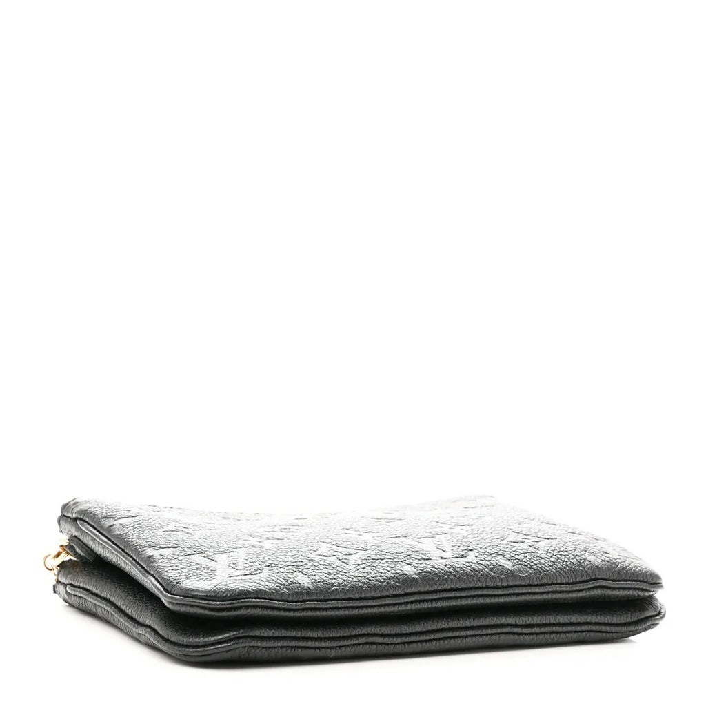 Empreinte Double Zip Pochette Black