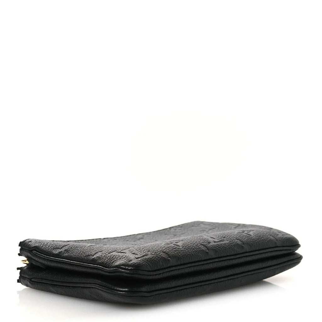 Empreinte Double Zip Pochette Black