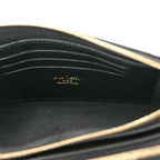 Empreinte Double Zip Pochette Black