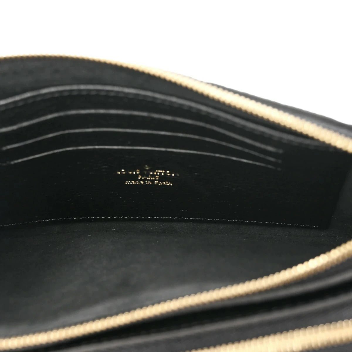 Empreinte Double Zip Pochette Black