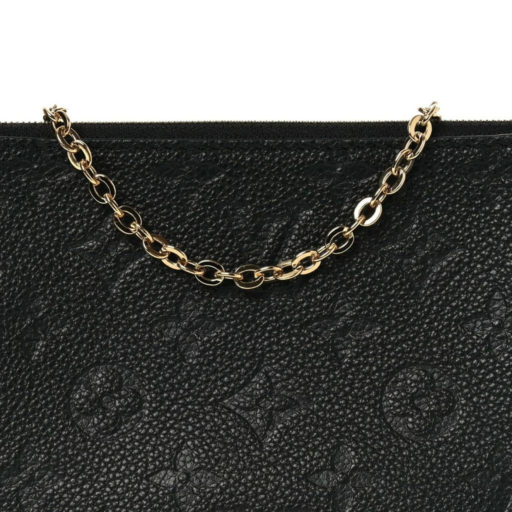 Empreinte Double Zip Pochette Black