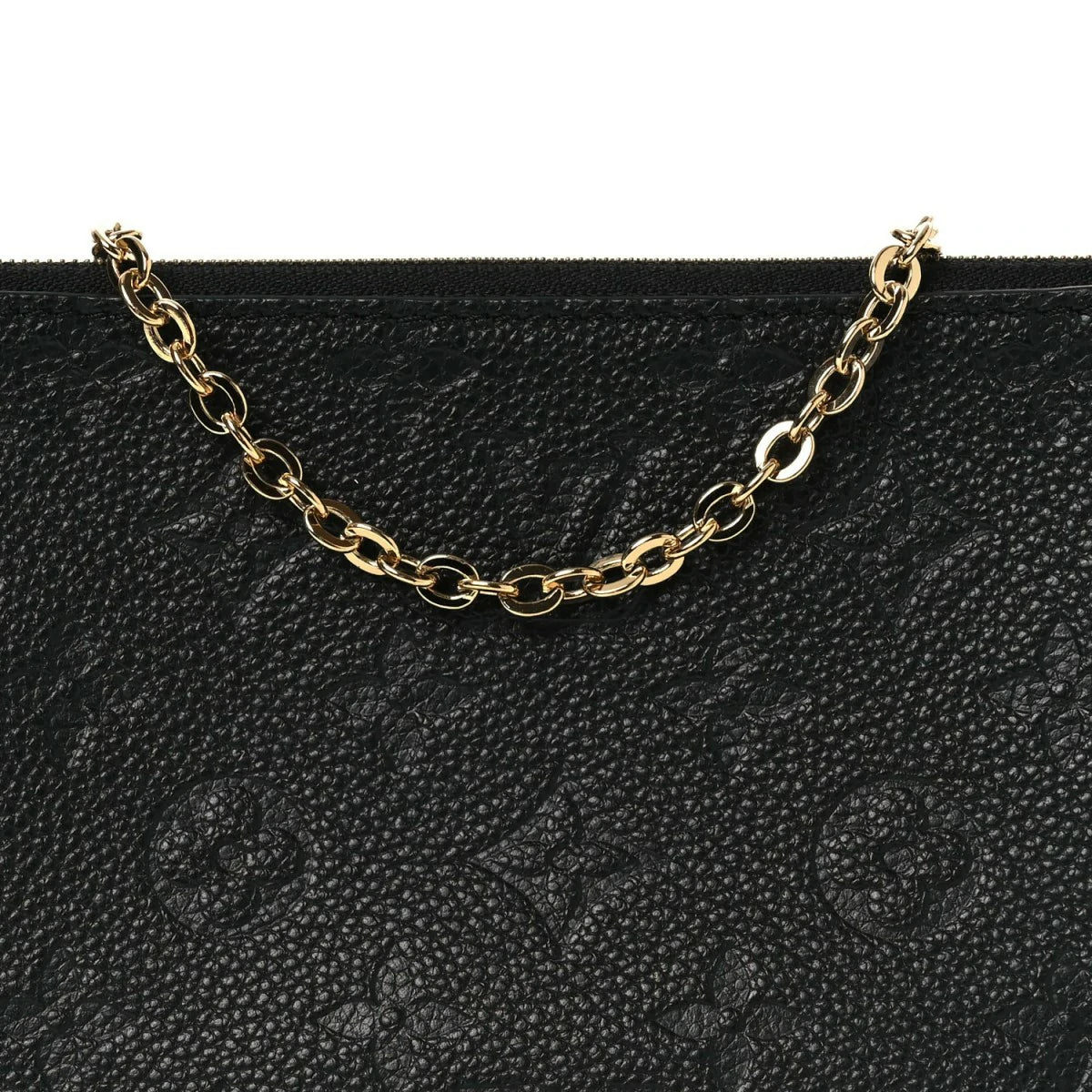 Empreinte Double Zip Pochette Black