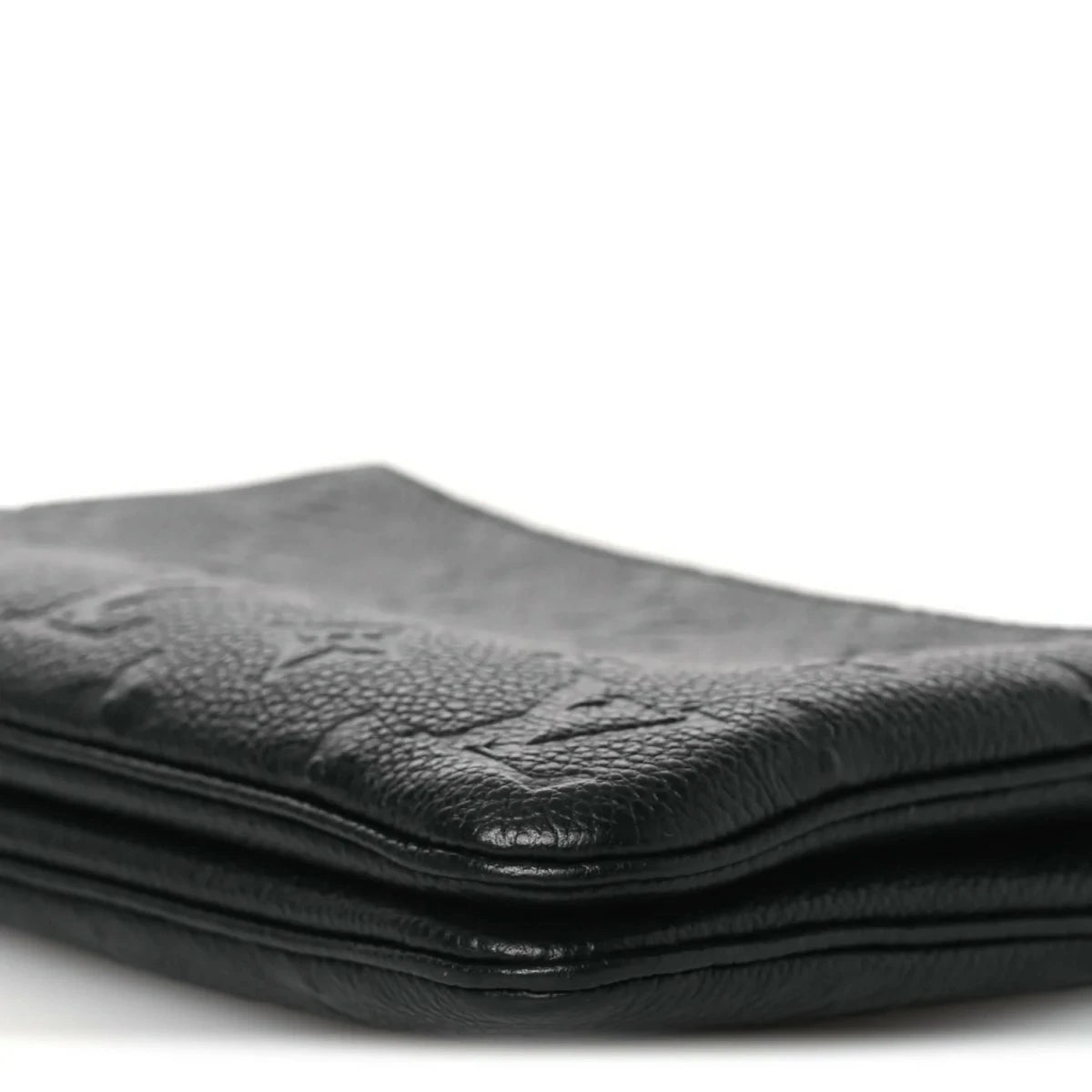 Empreinte Double Zip Pochette Black