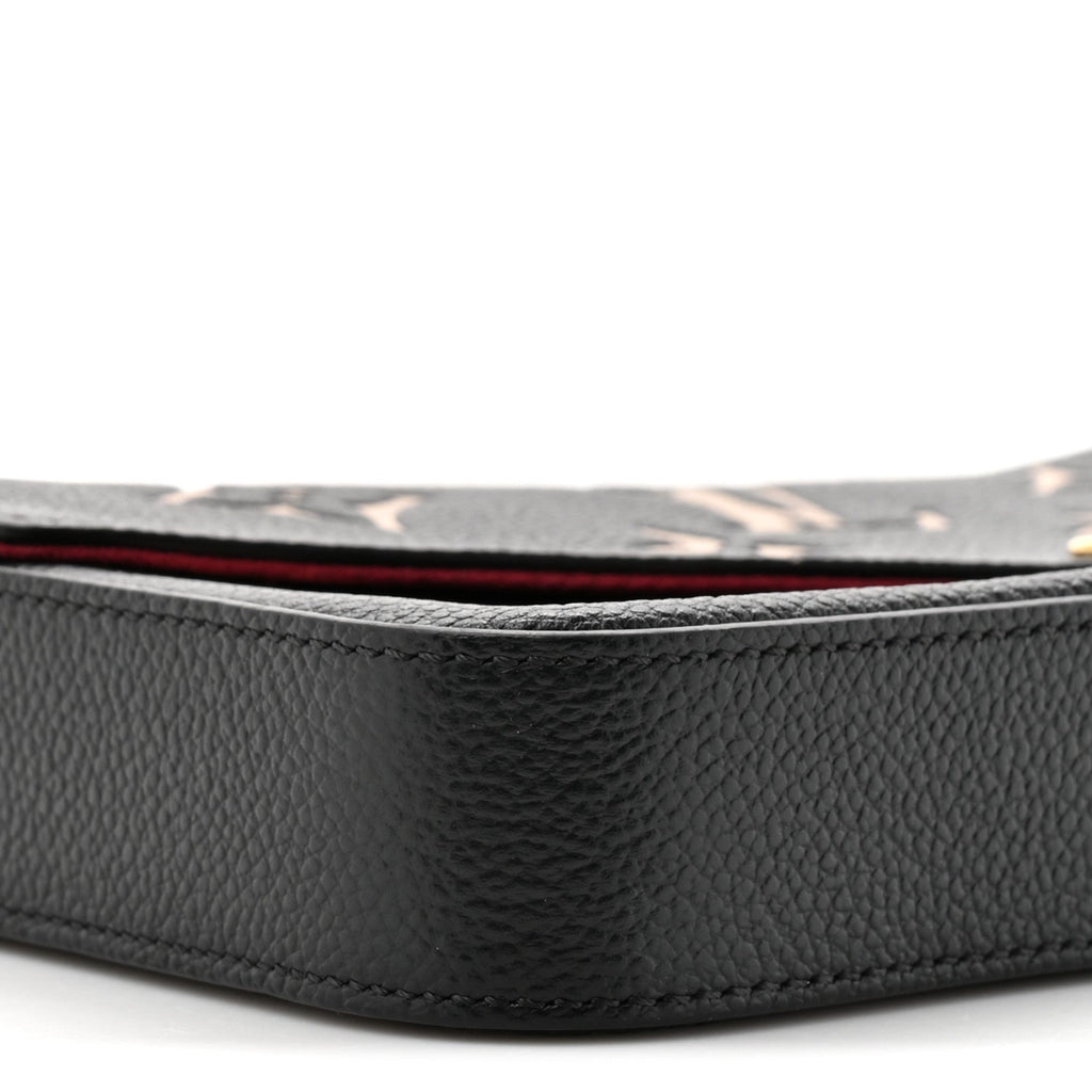 Empreinte Monogram Giant Felicie Pochette Black Beige