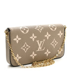 Empreinte Monogram Giant Felicie Pochette Tourterelle Creme