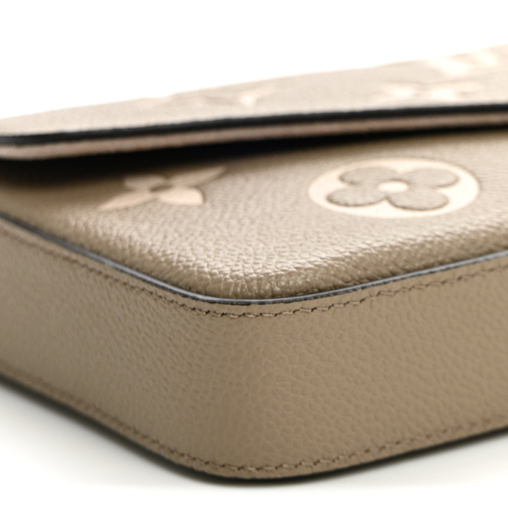 Empreinte Monogram Giant Felicie Pochette Tourterelle Creme