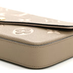 Empreinte Monogram Giant Felicie Pochette Tourterelle Creme