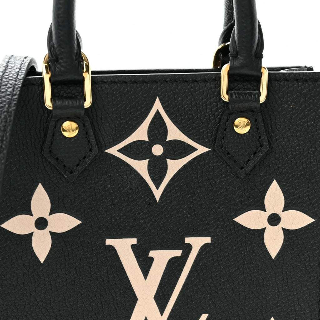 Empreinte Monogram Giant Petit Sac Plat Black Beige