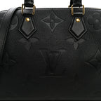 Empreinte Monogram Giant Speedy Bandouliere 25 Black