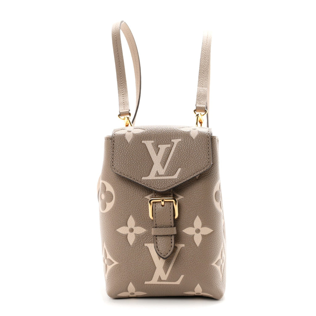 Empreinte Monogram Giant Tiny Backpack Tourterelle Cream