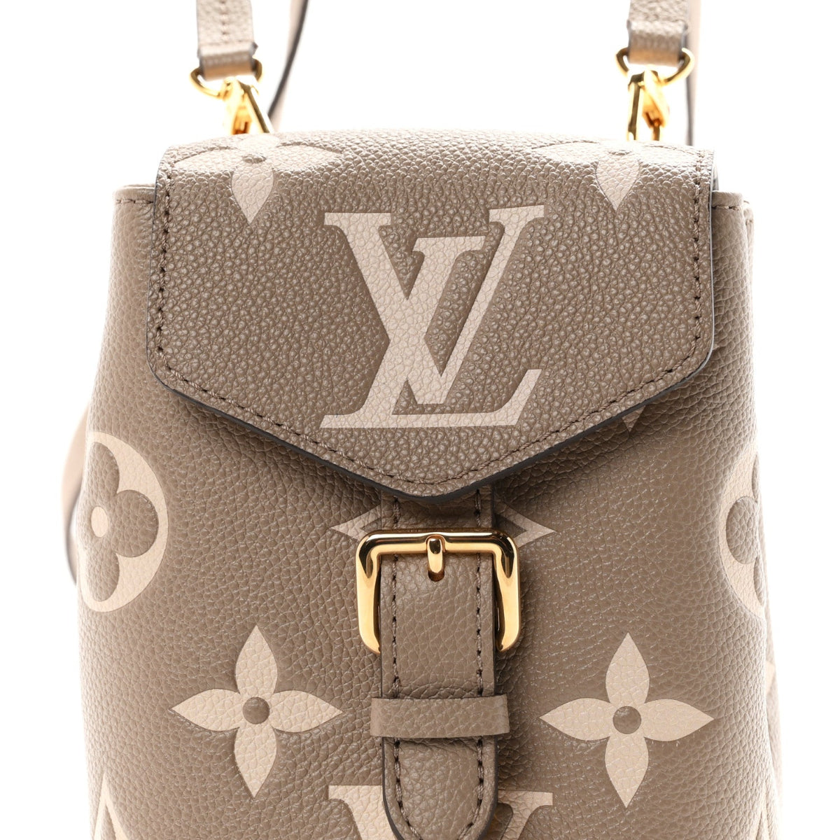 Empreinte Monogram Giant Tiny Backpack Tourterelle Cream