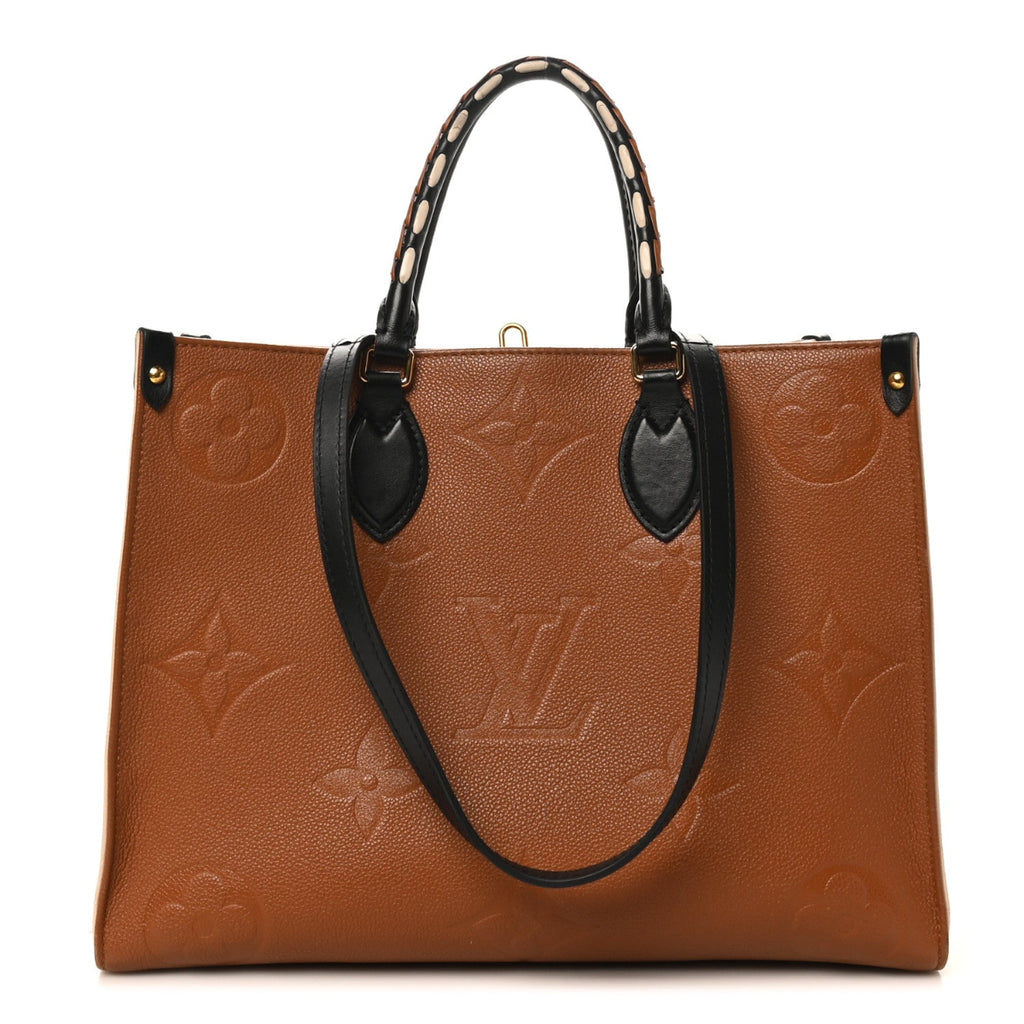 Empreinte Monogram Giant Wild At Heart Onthego MM Caramel