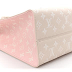 Empreinte Monogram Spring In The City Onthego MM Beige Pink Yellow