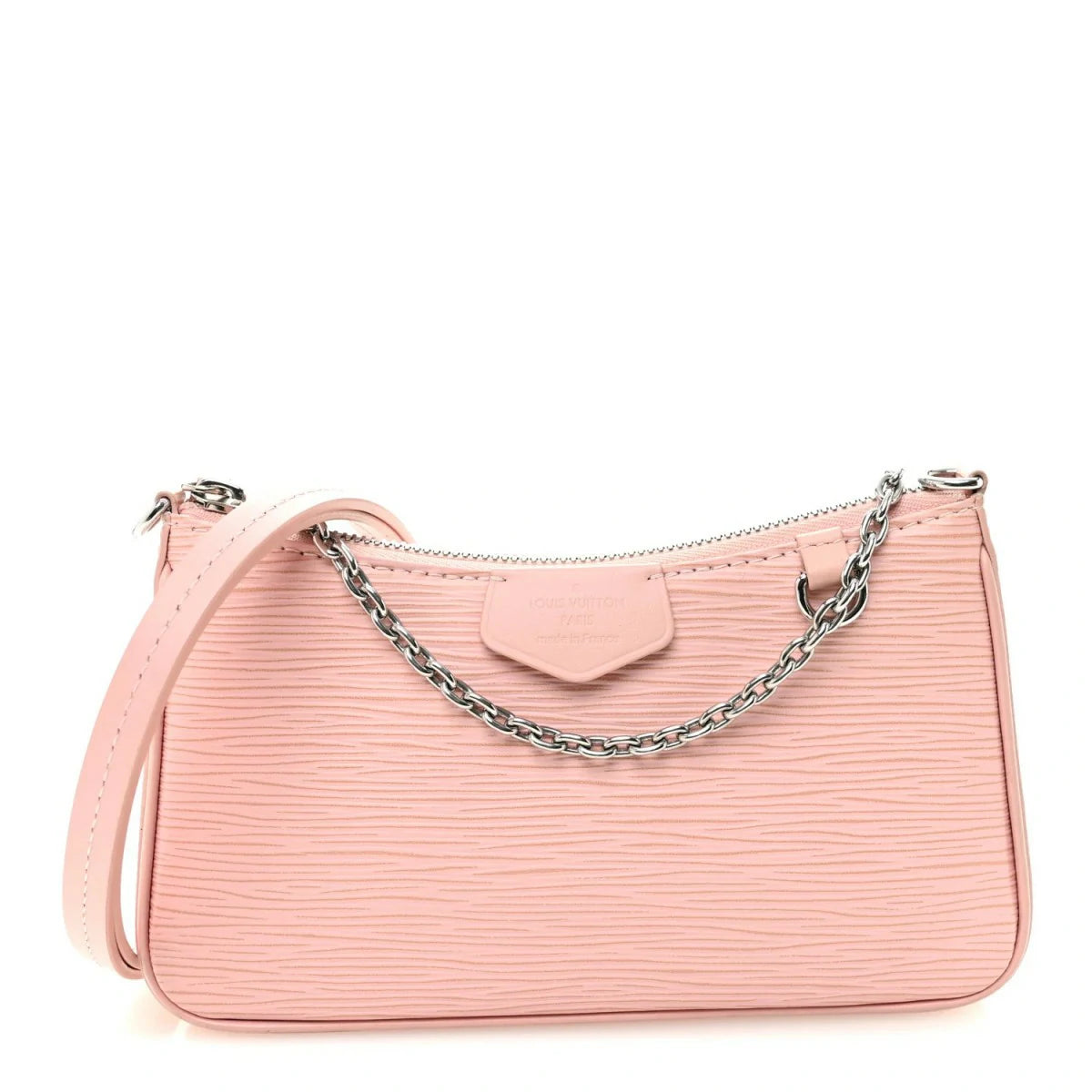 Epi Easy Pouch On Strap Rose Ballerine