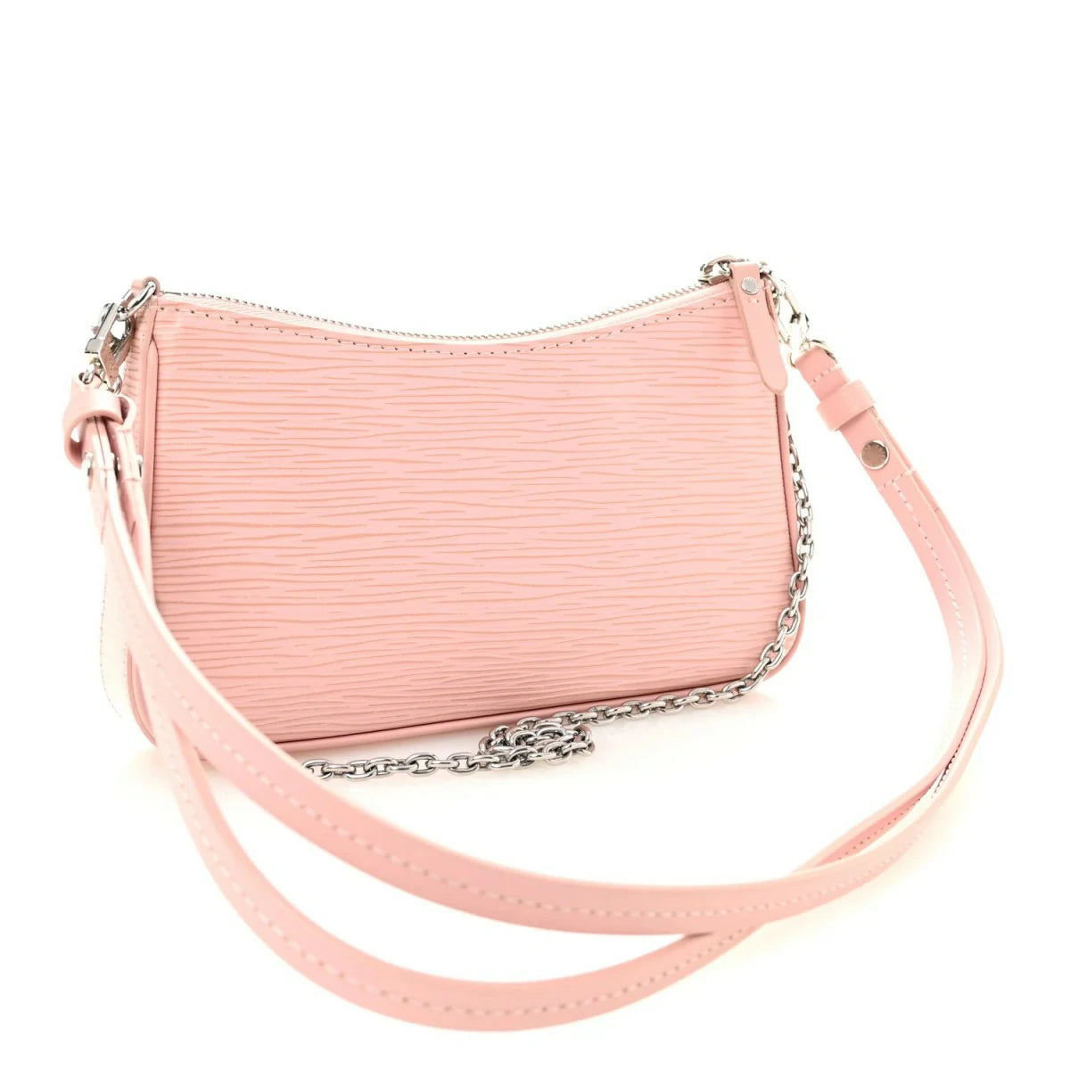 Epi Easy Pouch On Strap Rose Ballerine