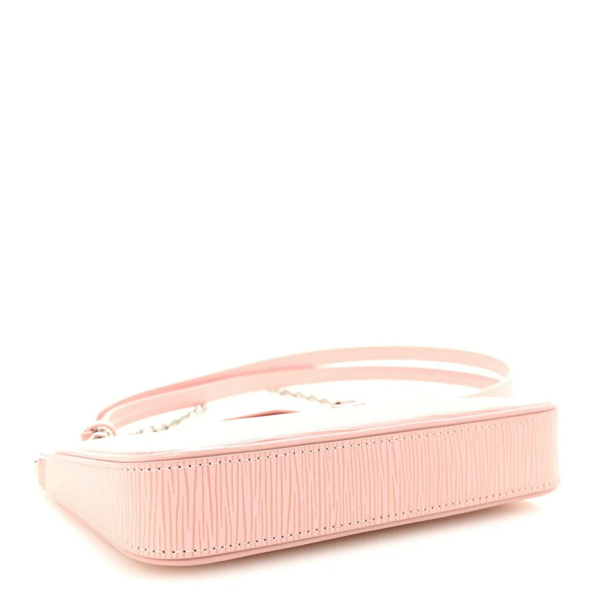 Epi Easy Pouch On Strap Rose Ballerine